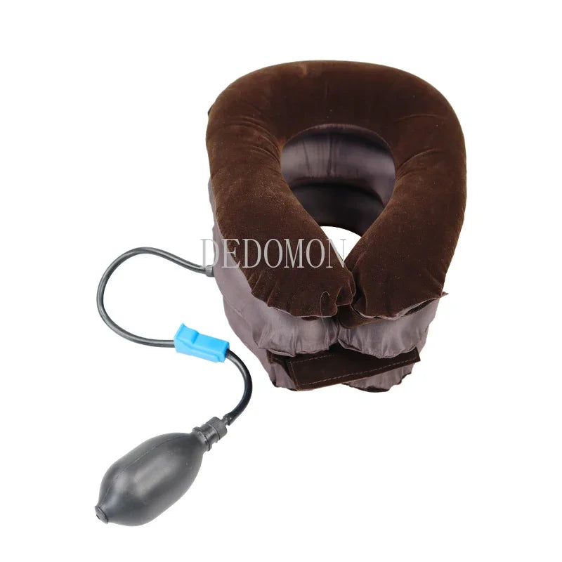 Neck Stretcher Inflatable Air Neck Traction Apparatus Device Soft Neck Cervical Collar Pillow